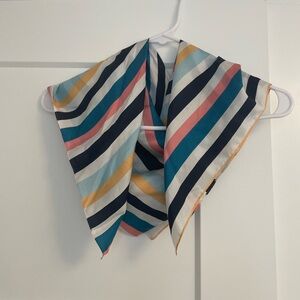 Striped handkerchief scarf